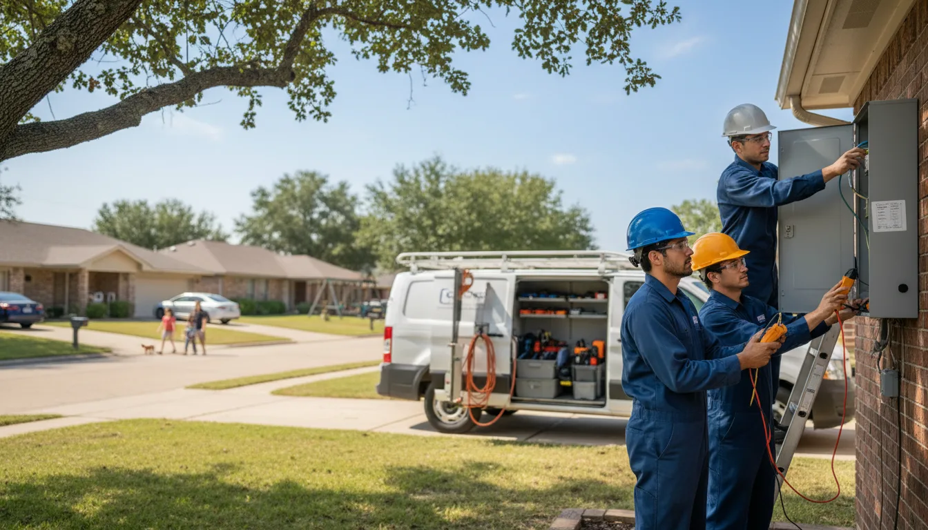 Certified electrician providing emergency electrical services in Moundridge, KS